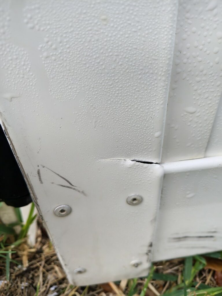 Land O' Lakes Storm-Damaged Vinyl Gate Repair