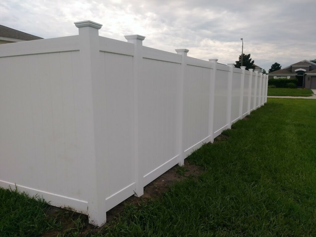 Vinyl Privacy Fences in Cheval Florida